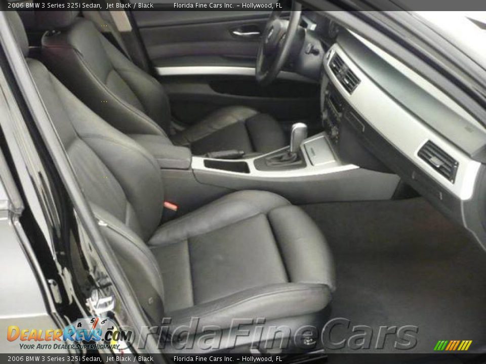 2006 BMW 3 Series 325i Sedan Jet Black / Black Photo #14