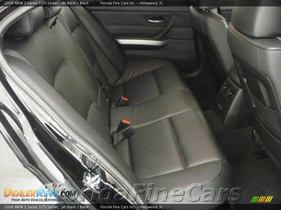 2006 BMW 3 Series 325i Sedan Jet Black / Black Photo #15