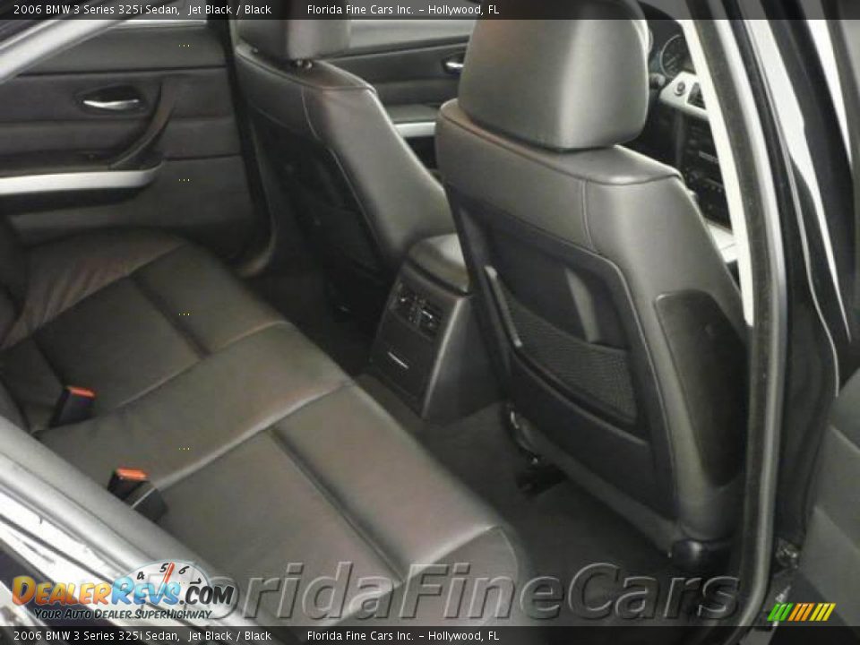2006 BMW 3 Series 325i Sedan Jet Black / Black Photo #16
