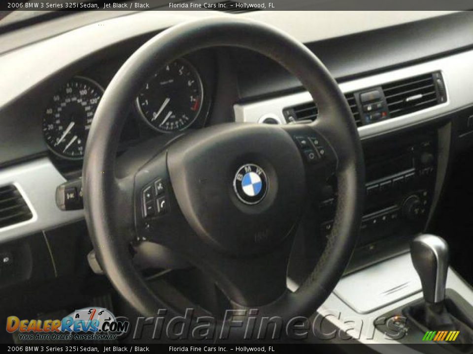 2006 BMW 3 Series 325i Sedan Jet Black / Black Photo #18