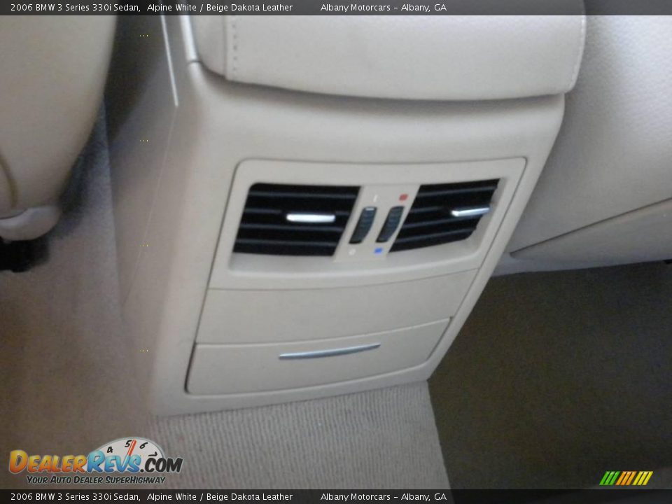 2006 BMW 3 Series 330i Sedan Alpine White / Beige Dakota Leather Photo #13