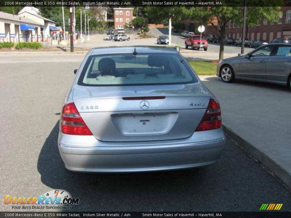 2006 Mercedes-Benz E 350 4Matic Sedan Iridium Silver Metallic / Ash Photo #3