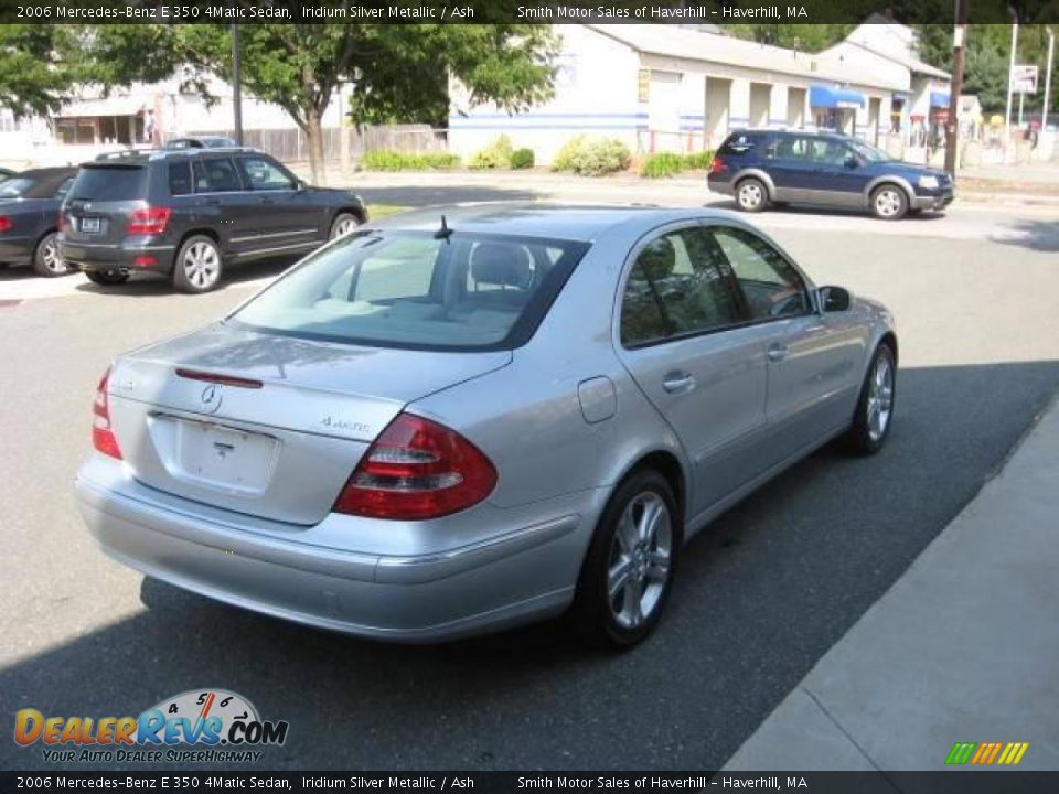 2006 Mercedes-Benz E 350 4Matic Sedan Iridium Silver Metallic / Ash Photo #4