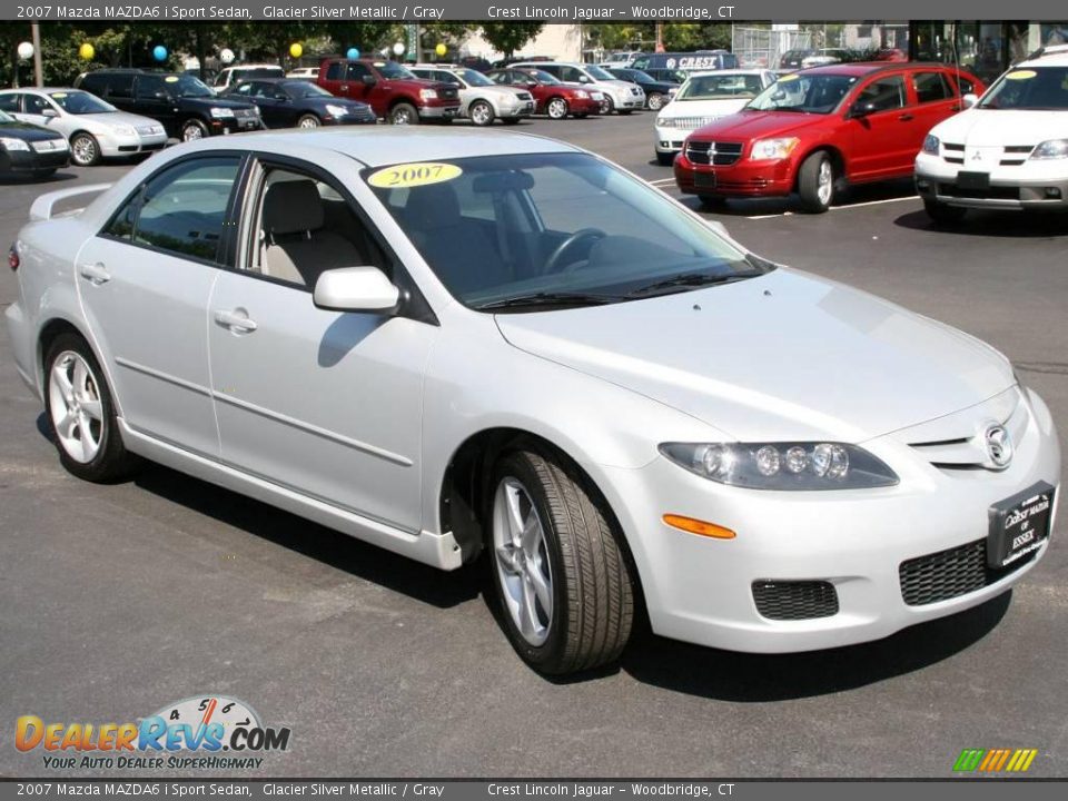 2007 Mazda MAZDA6 i Sport Sedan Glacier Silver Metallic / Gray Photo #1