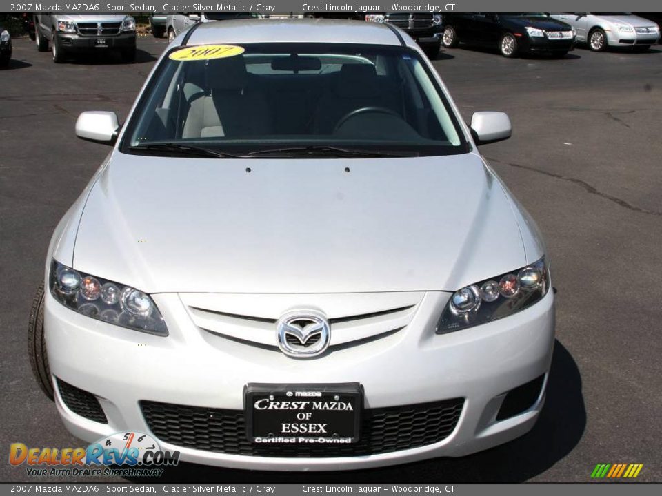 2007 Mazda MAZDA6 i Sport Sedan Glacier Silver Metallic / Gray Photo #2