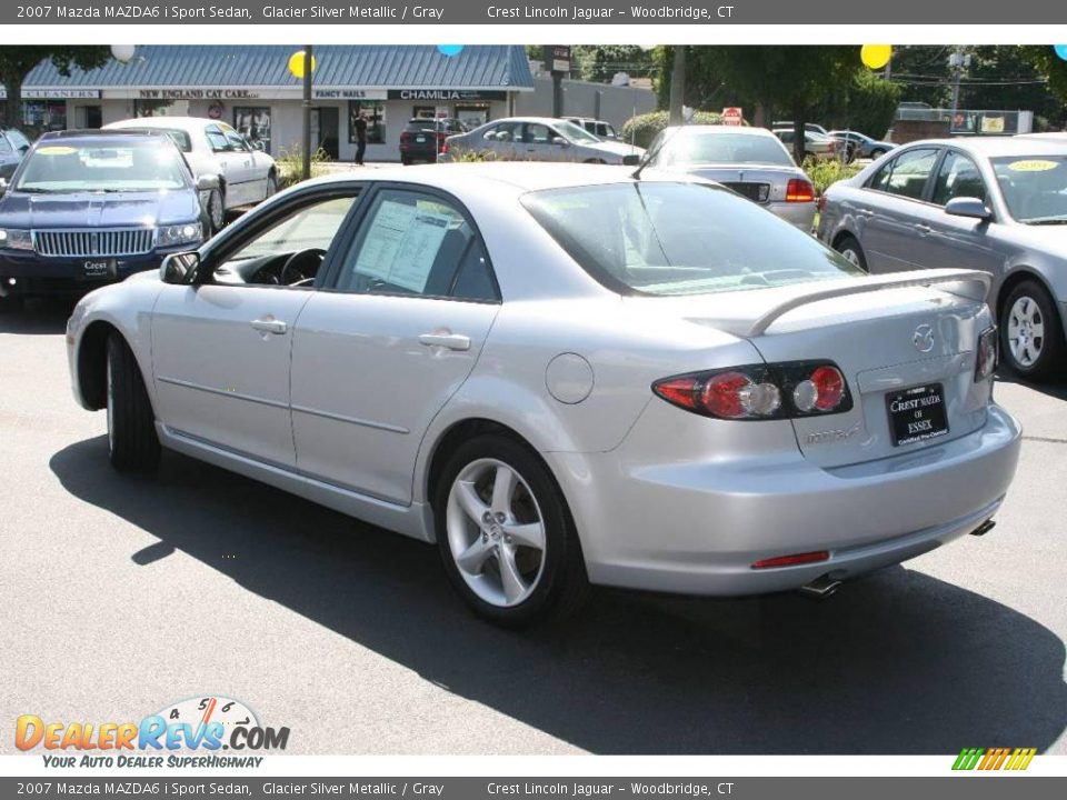 2007 Mazda MAZDA6 i Sport Sedan Glacier Silver Metallic / Gray Photo #7