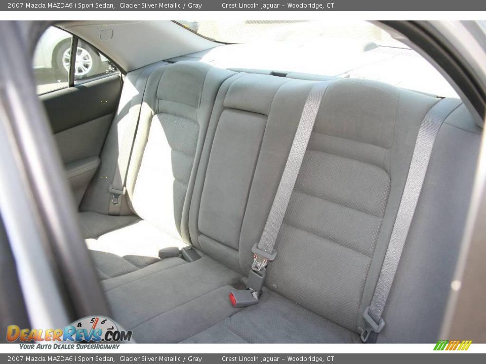 2007 Mazda MAZDA6 i Sport Sedan Glacier Silver Metallic / Gray Photo #13