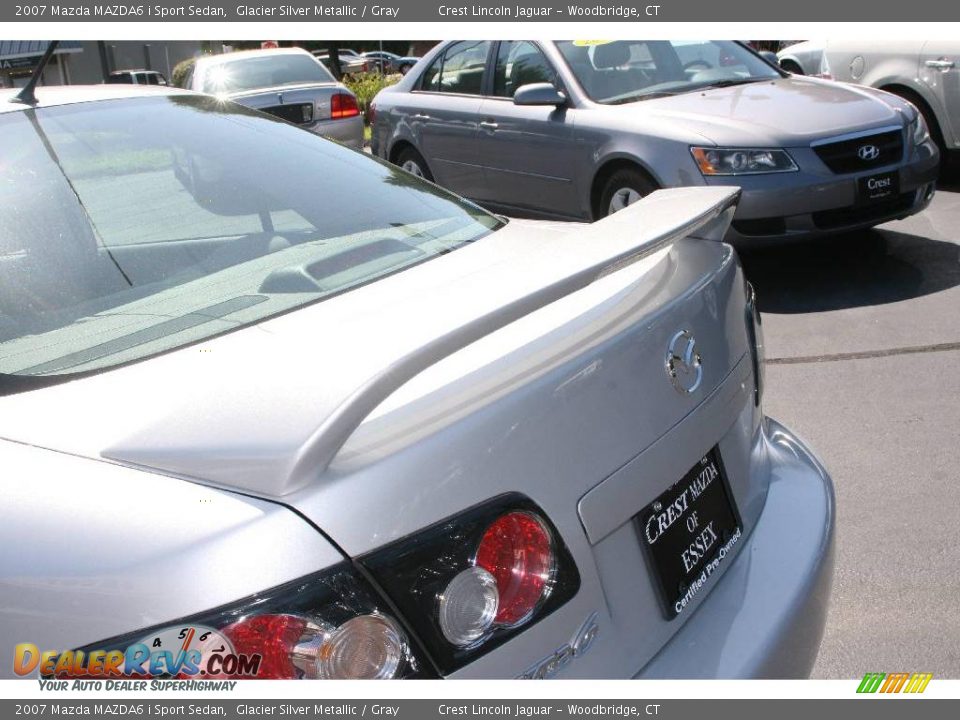 2007 Mazda MAZDA6 i Sport Sedan Glacier Silver Metallic / Gray Photo #14