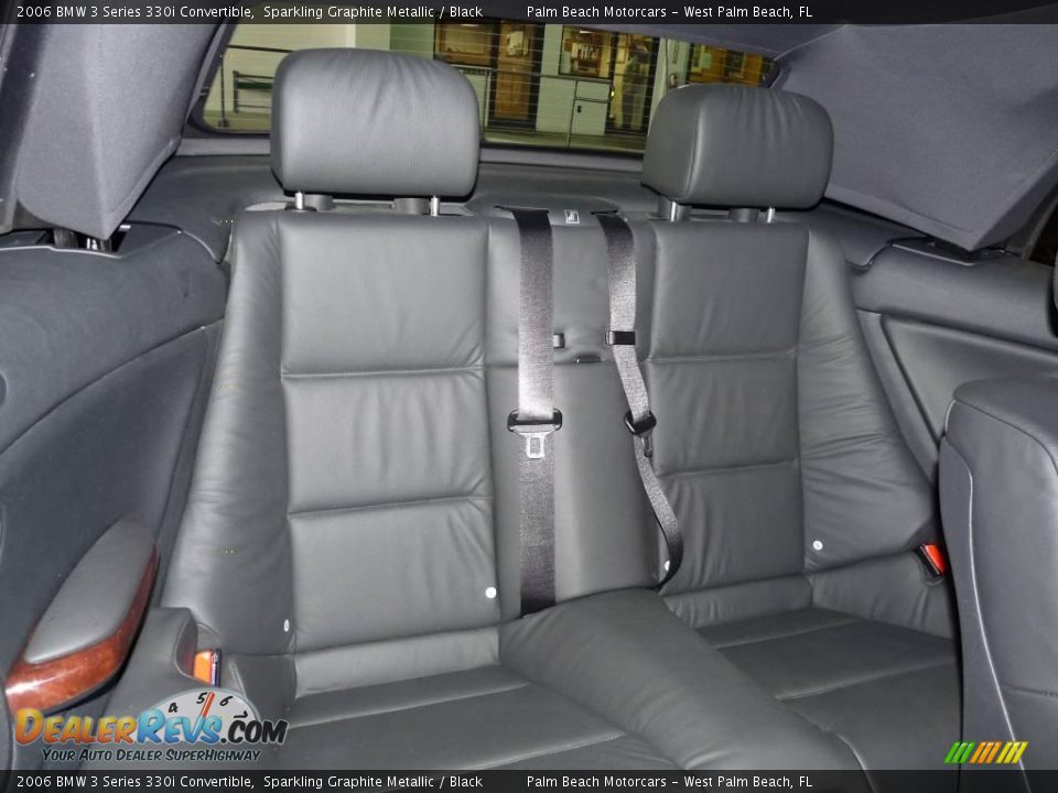 2006 BMW 3 Series 330i Convertible Sparkling Graphite Metallic / Black Photo #22