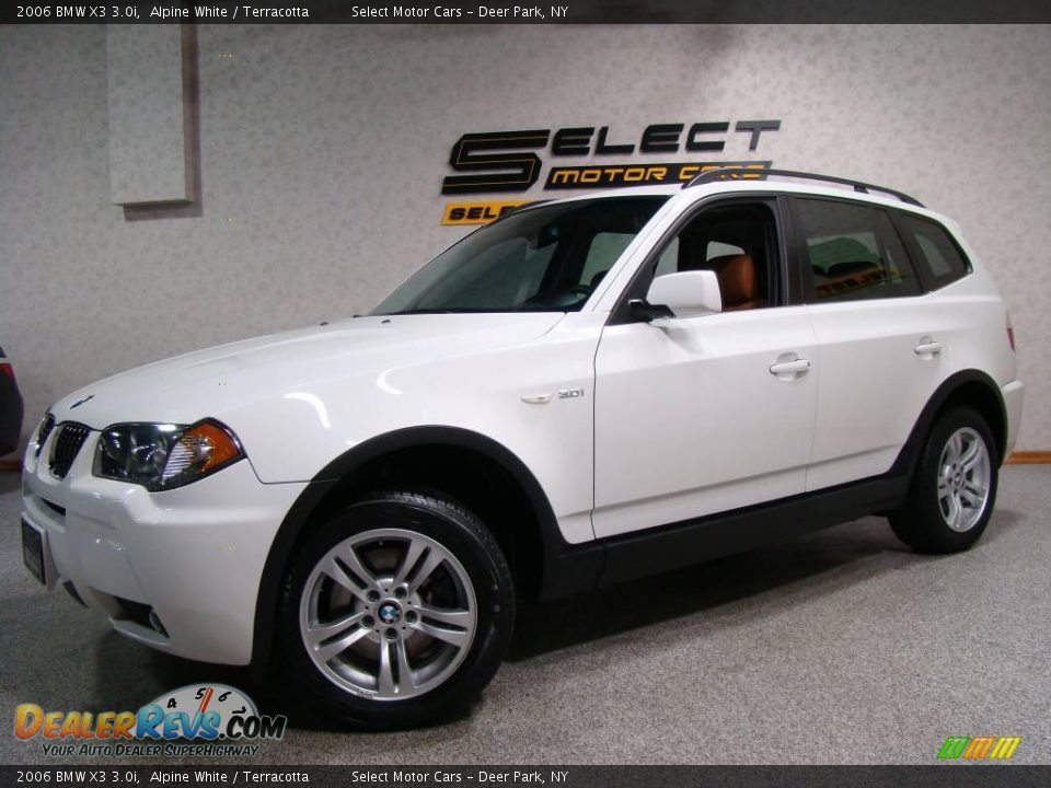 2006 BMW X3 3.0i Alpine White / Terracotta Photo #1
