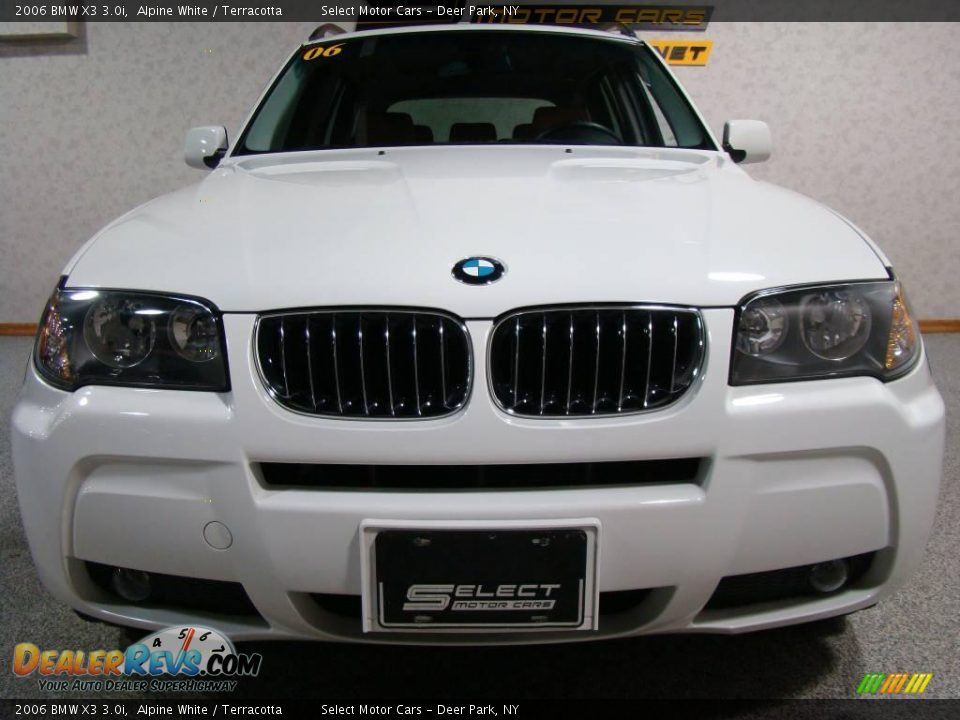 2006 BMW X3 3.0i Alpine White / Terracotta Photo #2