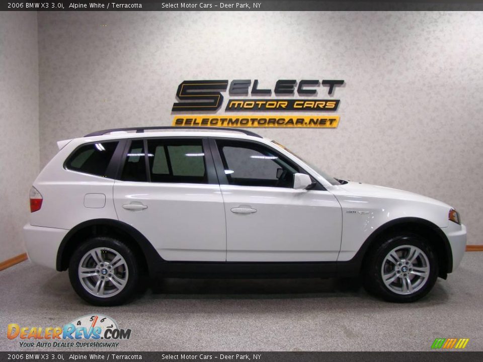 2006 BMW X3 3.0i Alpine White / Terracotta Photo #4