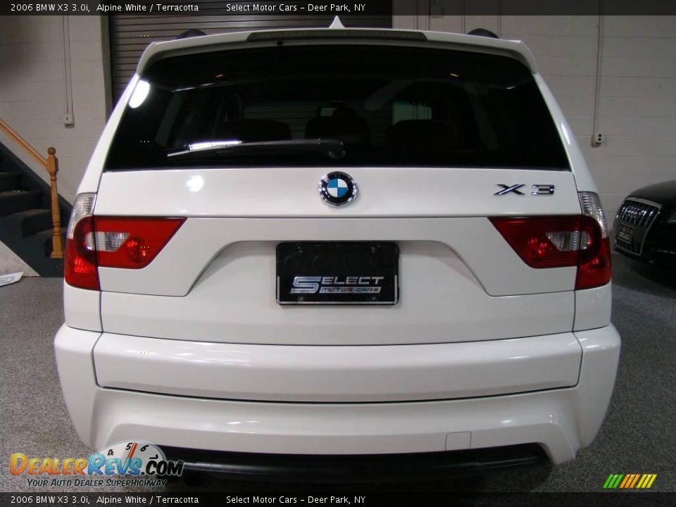 2006 BMW X3 3.0i Alpine White / Terracotta Photo #5
