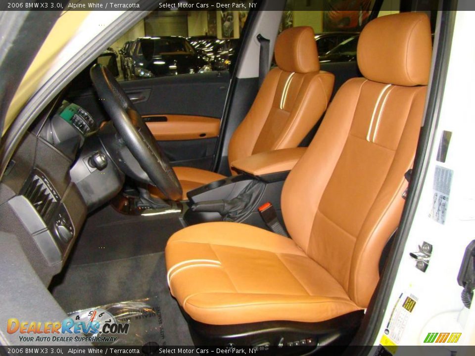 2006 BMW X3 3.0i Alpine White / Terracotta Photo #8
