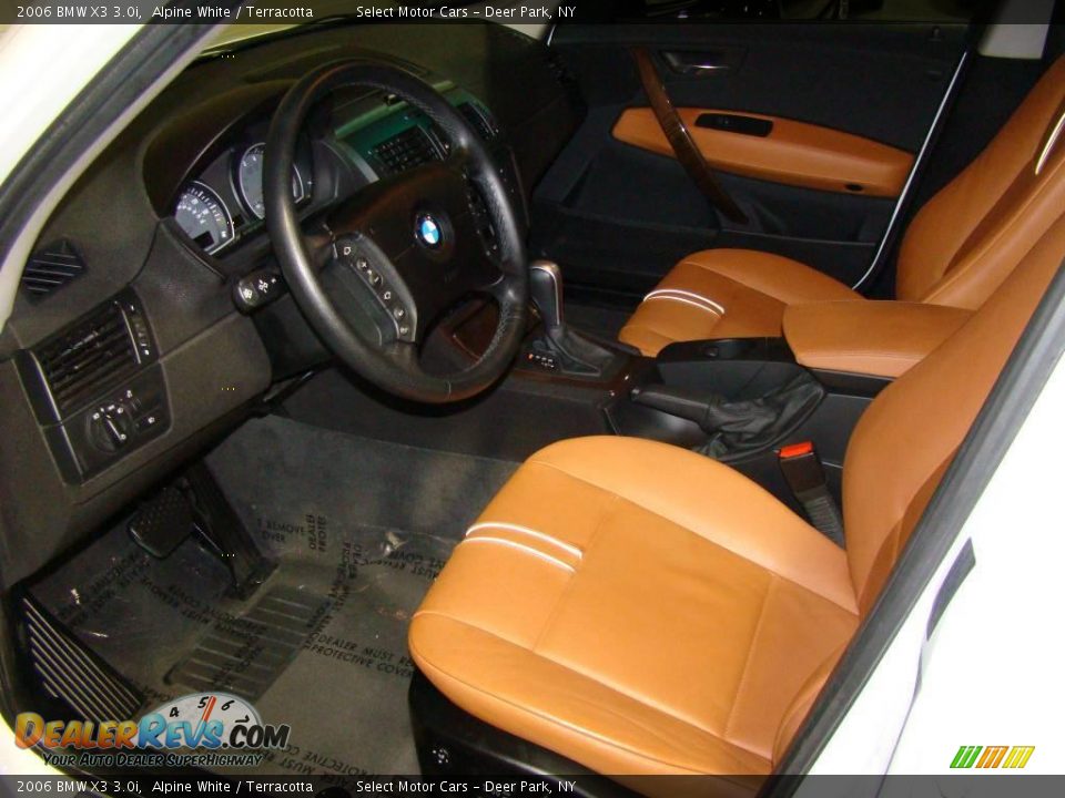 2006 BMW X3 3.0i Alpine White / Terracotta Photo #9