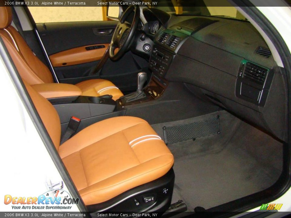 2006 BMW X3 3.0i Alpine White / Terracotta Photo #12