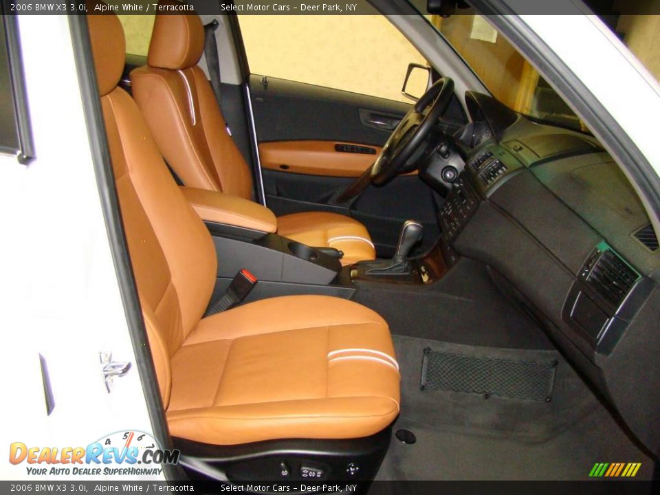 2006 BMW X3 3.0i Alpine White / Terracotta Photo #13