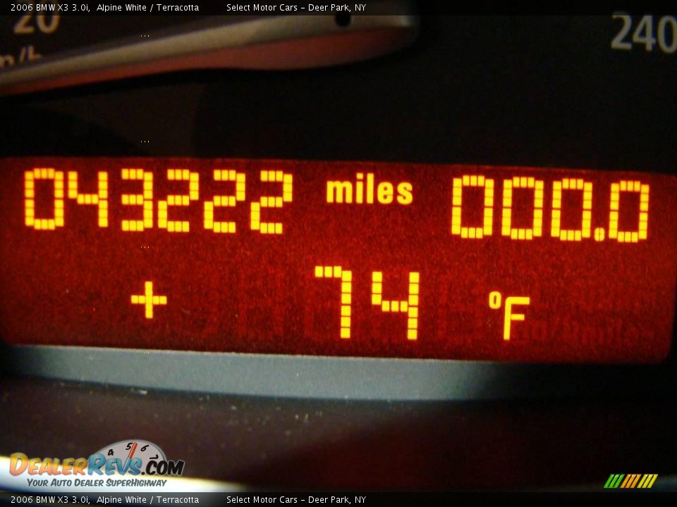 2006 BMW X3 3.0i Alpine White / Terracotta Photo #15
