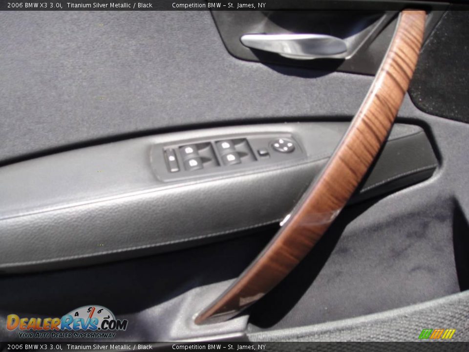 2006 BMW X3 3.0i Titanium Silver Metallic / Black Photo #8