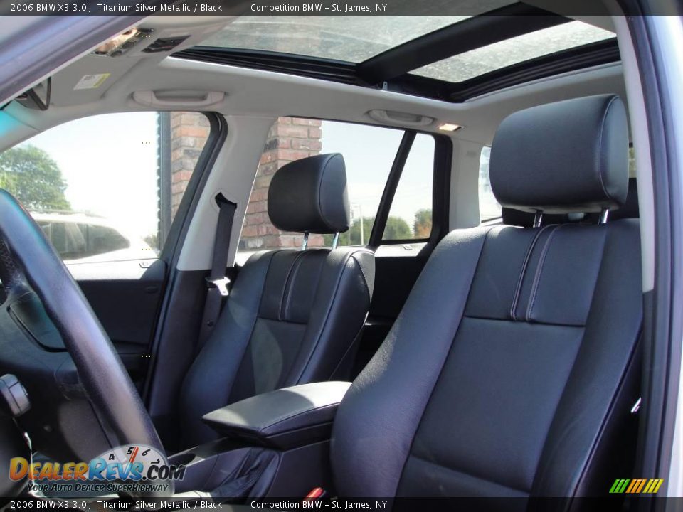 2006 BMW X3 3.0i Titanium Silver Metallic / Black Photo #9