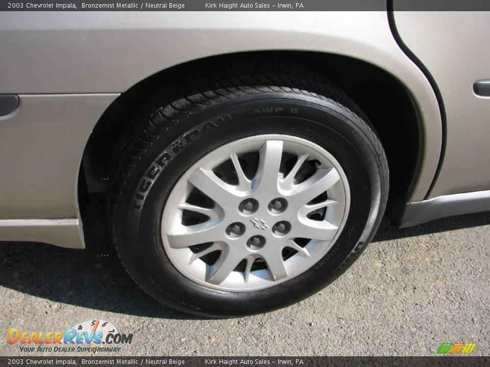 2003 Chevrolet Impala Bronzemist Metallic / Neutral Beige Photo #3