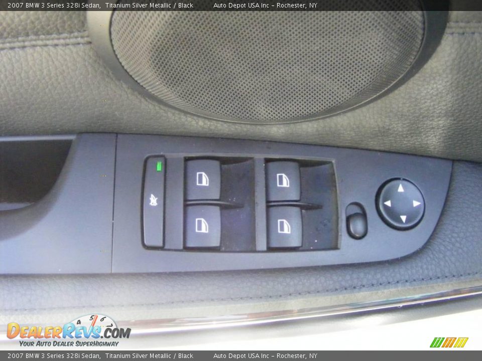 2007 BMW 3 Series 328i Sedan Titanium Silver Metallic / Black Photo #9
