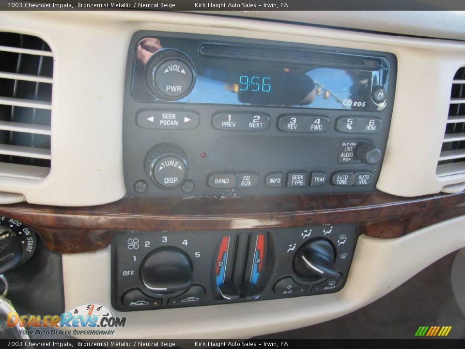 2003 Chevrolet Impala Bronzemist Metallic / Neutral Beige Photo #17
