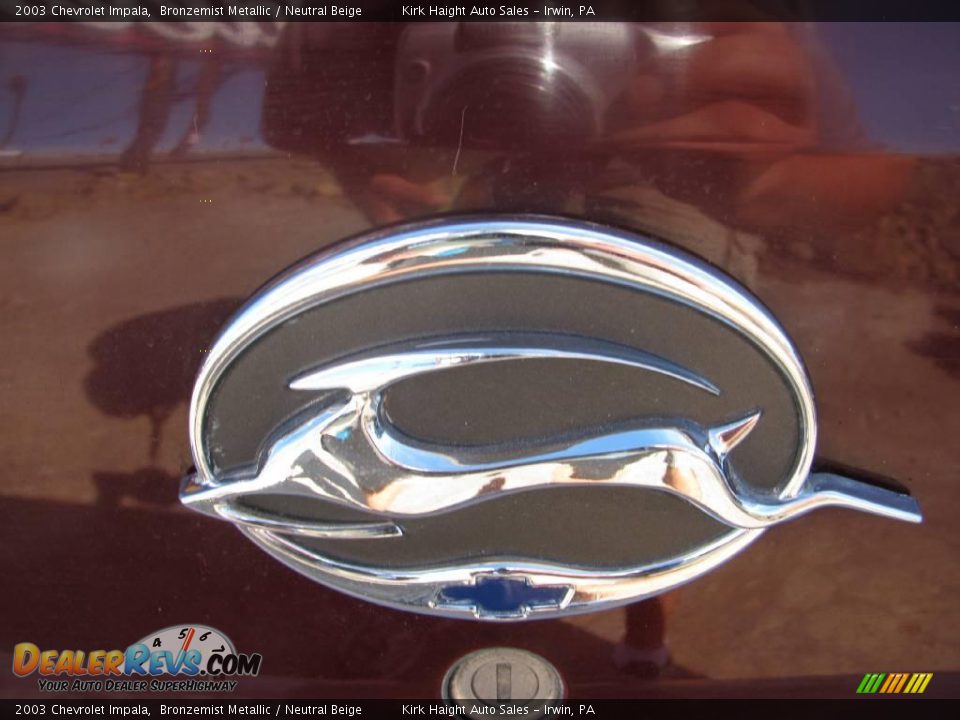 2003 Chevrolet Impala Bronzemist Metallic / Neutral Beige Photo #19