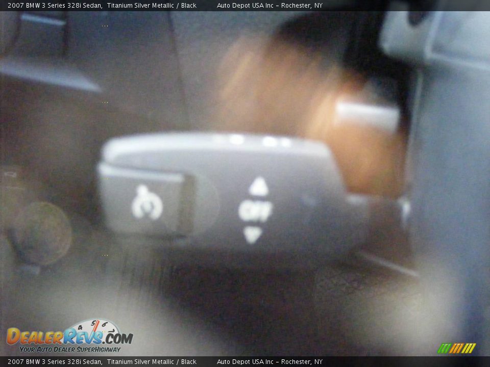 2007 BMW 3 Series 328i Sedan Titanium Silver Metallic / Black Photo #14