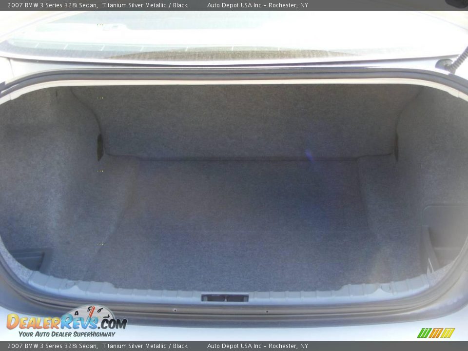 2007 BMW 3 Series 328i Sedan Titanium Silver Metallic / Black Photo #20