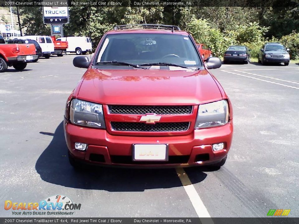 2007 Chevrolet TrailBlazer LT 4x4 Red Jewel Tint Coat / Ebony Photo #7