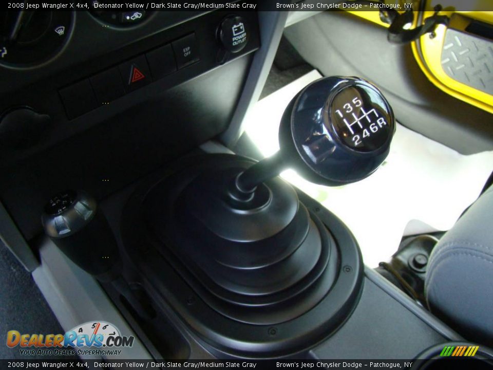2008 Jeep Wrangler X 4x4 Detonator Yellow / Dark Slate Gray/Medium Slate Gray Photo #13