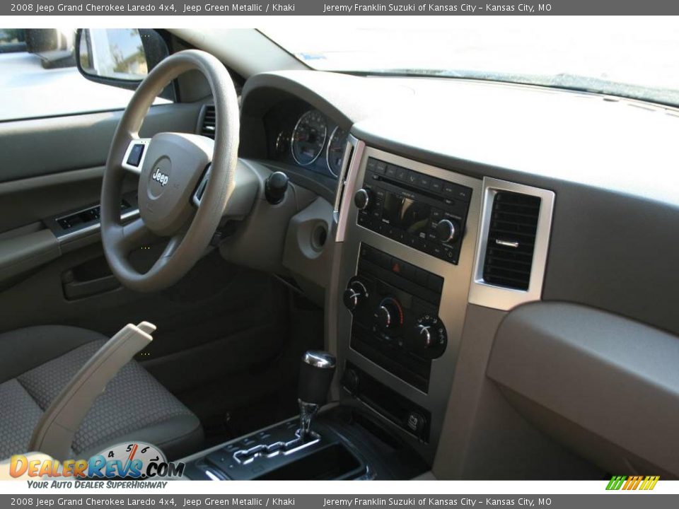 2008 Jeep Grand Cherokee Laredo 4x4 Jeep Green Metallic / Khaki Photo #8