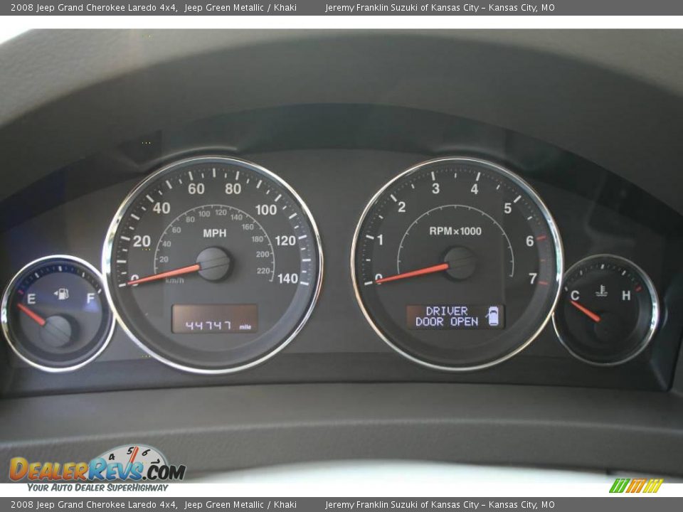 2008 Jeep Grand Cherokee Laredo 4x4 Jeep Green Metallic / Khaki Photo #11