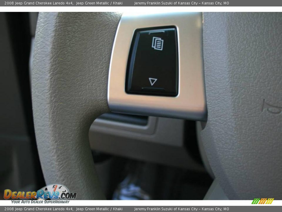 2008 Jeep Grand Cherokee Laredo 4x4 Jeep Green Metallic / Khaki Photo #14