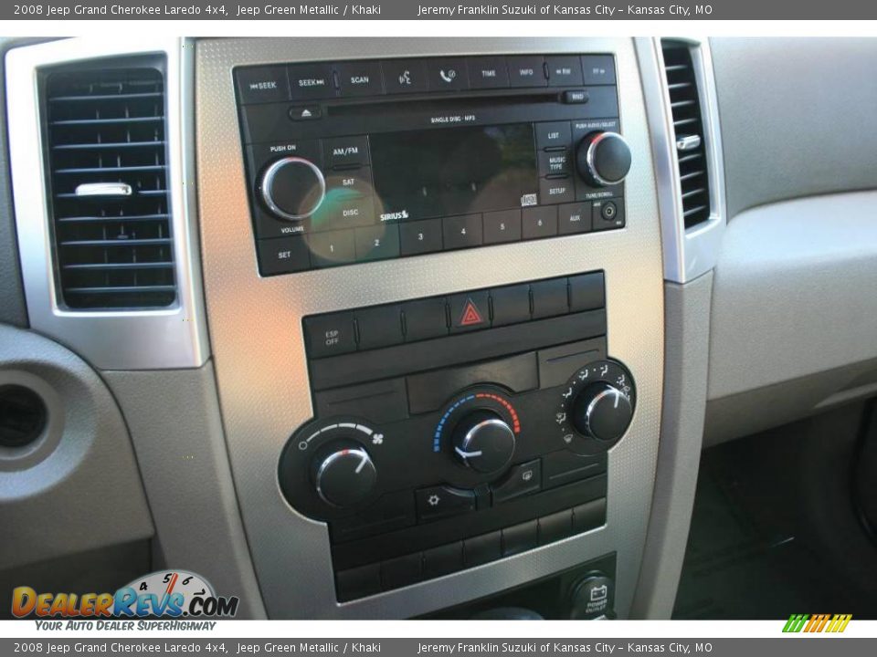 2008 Jeep Grand Cherokee Laredo 4x4 Jeep Green Metallic / Khaki Photo #15