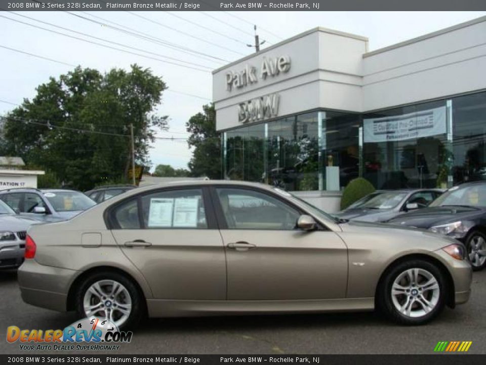 2008 BMW 3 Series 328i Sedan Platinum Bronze Metallic / Beige Photo #1