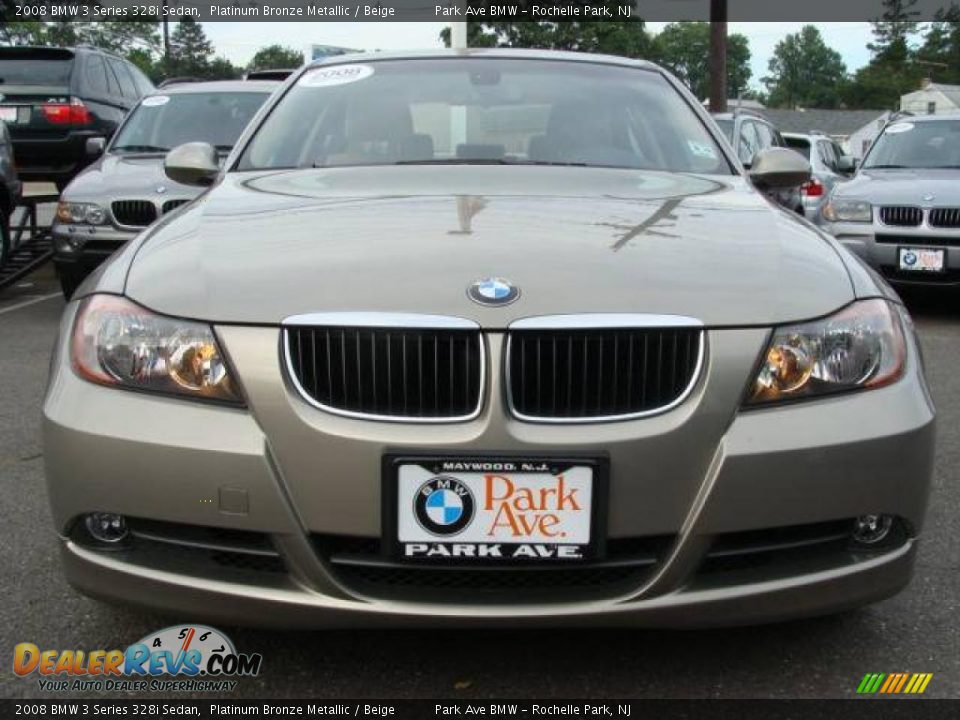 2008 BMW 3 Series 328i Sedan Platinum Bronze Metallic / Beige Photo #3
