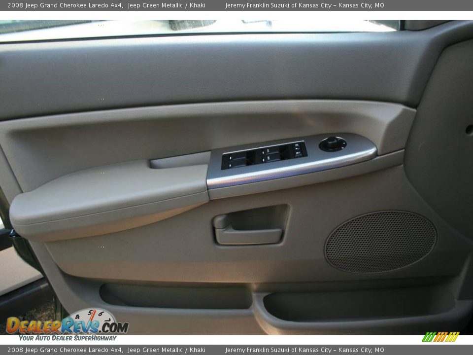 2008 Jeep Grand Cherokee Laredo 4x4 Jeep Green Metallic / Khaki Photo #19