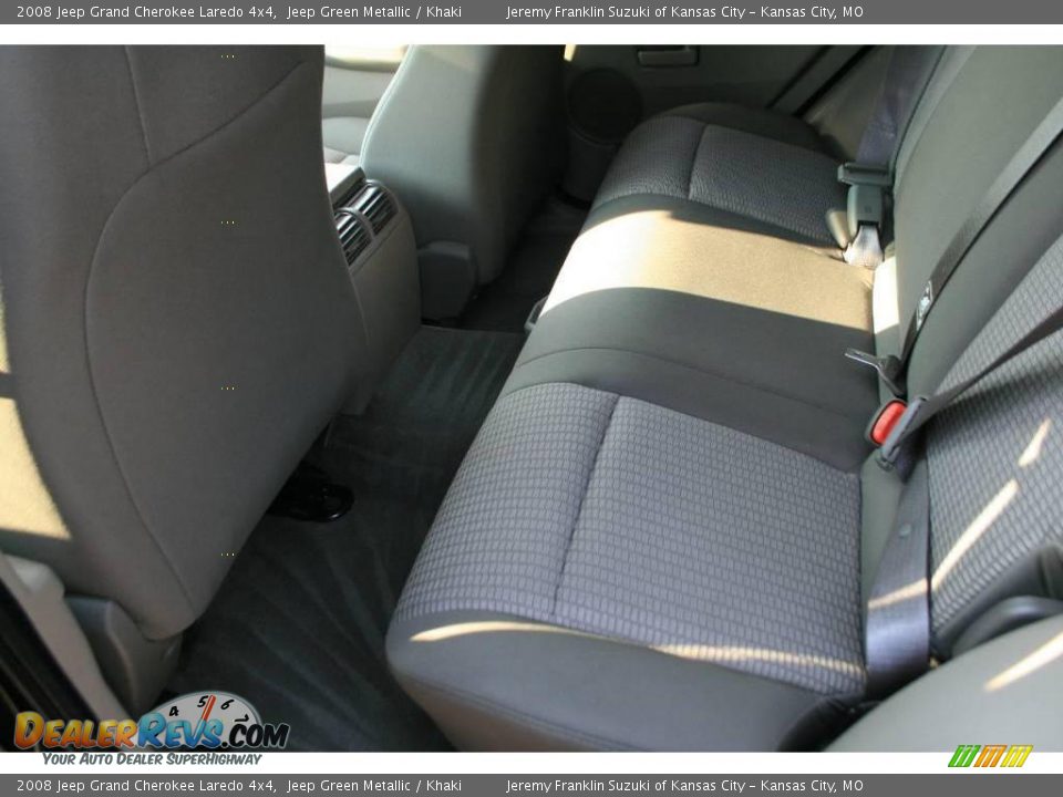 2008 Jeep Grand Cherokee Laredo 4x4 Jeep Green Metallic / Khaki Photo #21