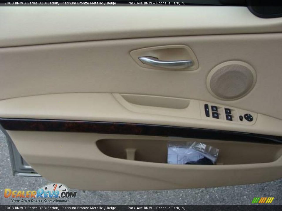 2008 BMW 3 Series 328i Sedan Platinum Bronze Metallic / Beige Photo #9
