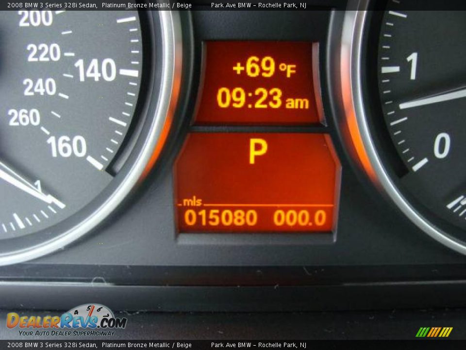 2008 BMW 3 Series 328i Sedan Platinum Bronze Metallic / Beige Photo #14