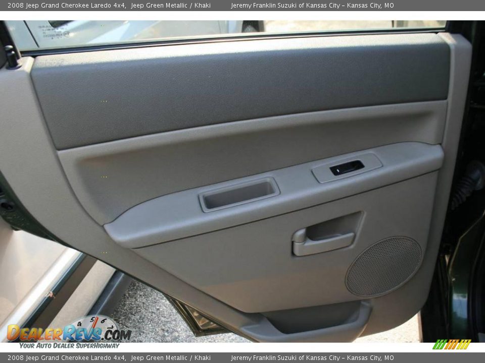 2008 Jeep Grand Cherokee Laredo 4x4 Jeep Green Metallic / Khaki Photo #23