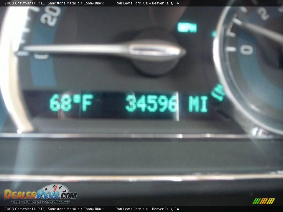 2008 Chevrolet HHR LS Sandstone Metallic / Ebony Black Photo #25