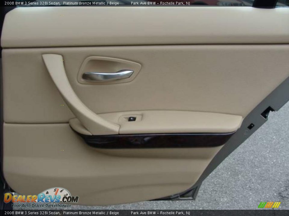 2008 BMW 3 Series 328i Sedan Platinum Bronze Metallic / Beige Photo #19