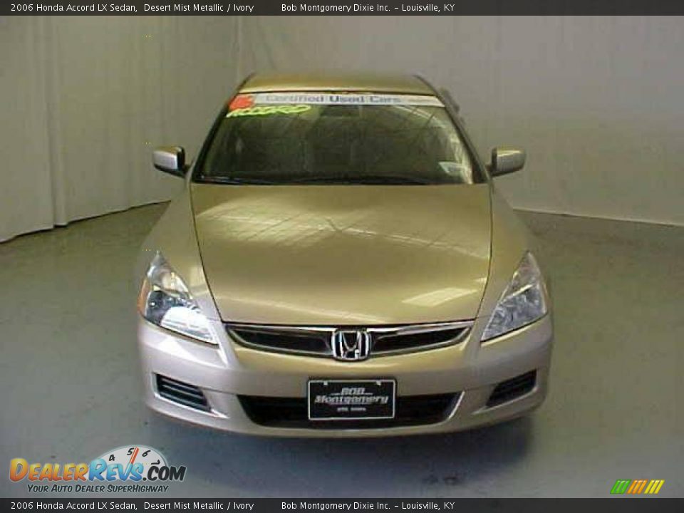 2006 Honda Accord LX Sedan Desert Mist Metallic / Ivory Photo #2
