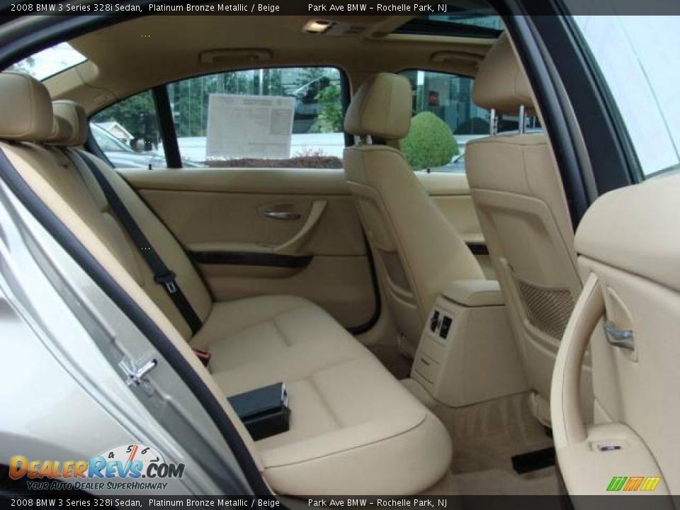 2008 BMW 3 Series 328i Sedan Platinum Bronze Metallic / Beige Photo #20