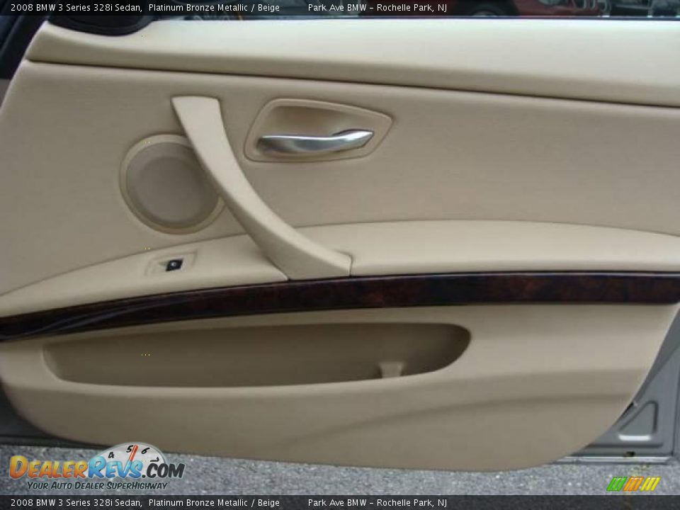 2008 BMW 3 Series 328i Sedan Platinum Bronze Metallic / Beige Photo #21