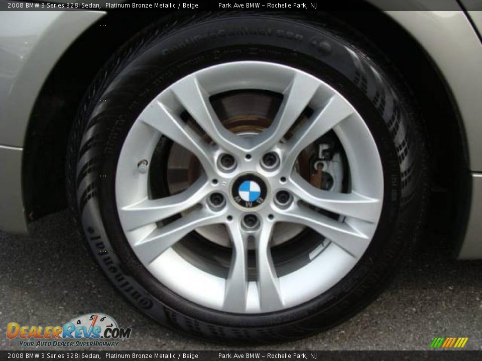 2008 BMW 3 Series 328i Sedan Platinum Bronze Metallic / Beige Photo #23