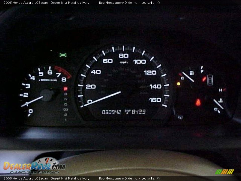 2006 Honda Accord LX Sedan Desert Mist Metallic / Ivory Photo #22